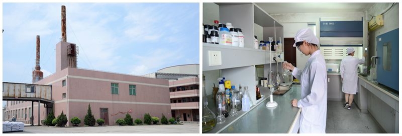 Çin'de melamin tozu fabrikası ve laboratuvarı