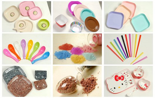 colorful melamine molding compound