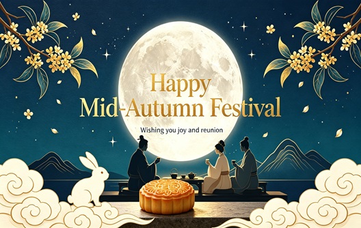 Happy Mid-Autumn Festival Huafu Chemicals Food Grade Melamine Molding Powder Factory Happy Mid-Autumn Festival Huafu Chemicals Food Grade Melamine Molding Powder Factory