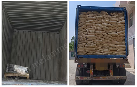 Huafu Chemicals Fabrikası Melamin Formaldehit Kalıplama Tozunun Sevkiyatına Başlıyor